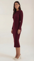 Casual Bodycon Midi Dress-dresses > midi dress-Laventaire-Laventaire