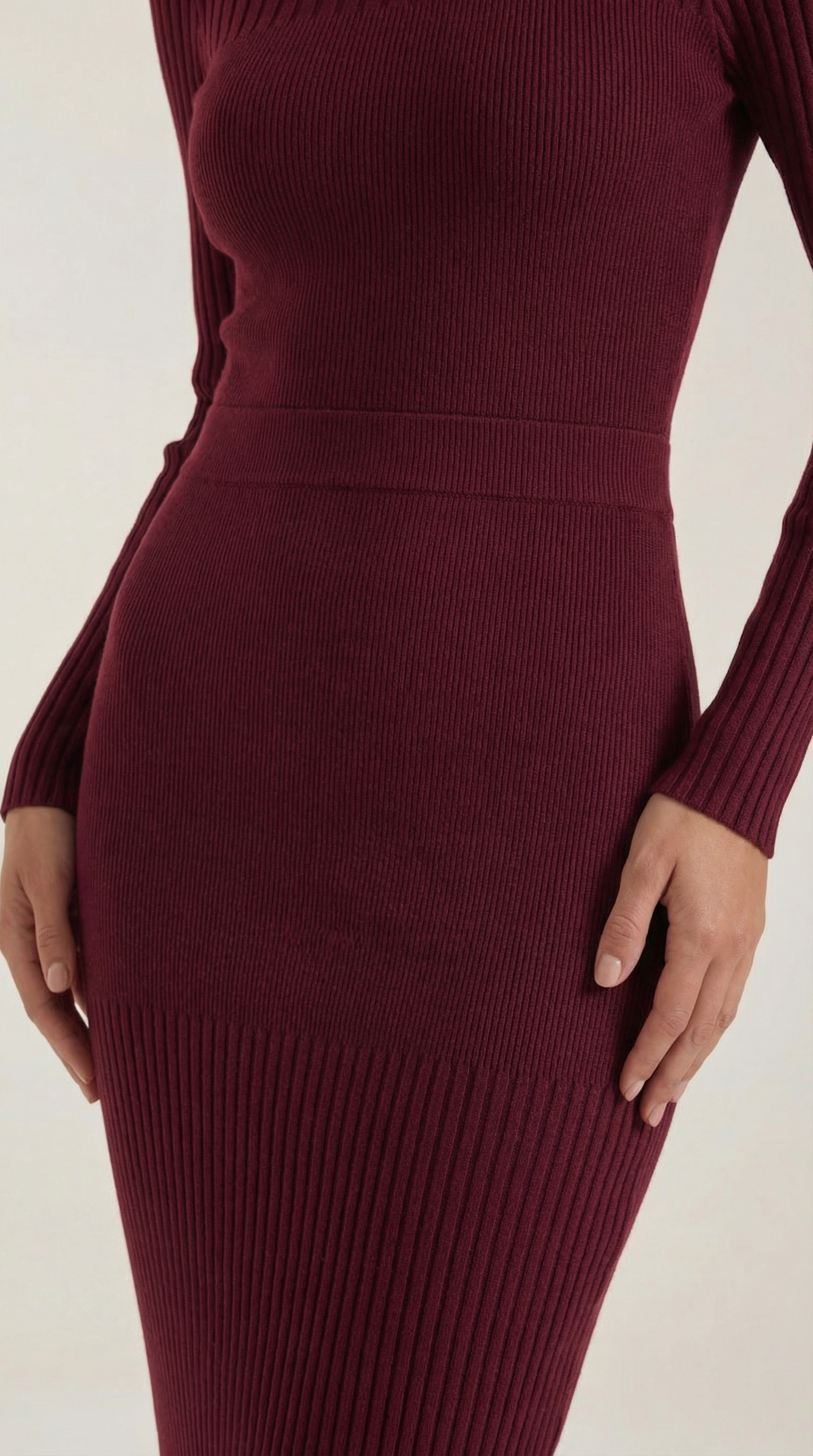 Casual Bodycon Midi Dress-dresses > midi dress-Laventaire-Laventaire