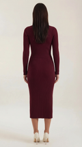 Casual Bodycon Midi Dress-dresses > midi dress-Laventaire-Laventaire