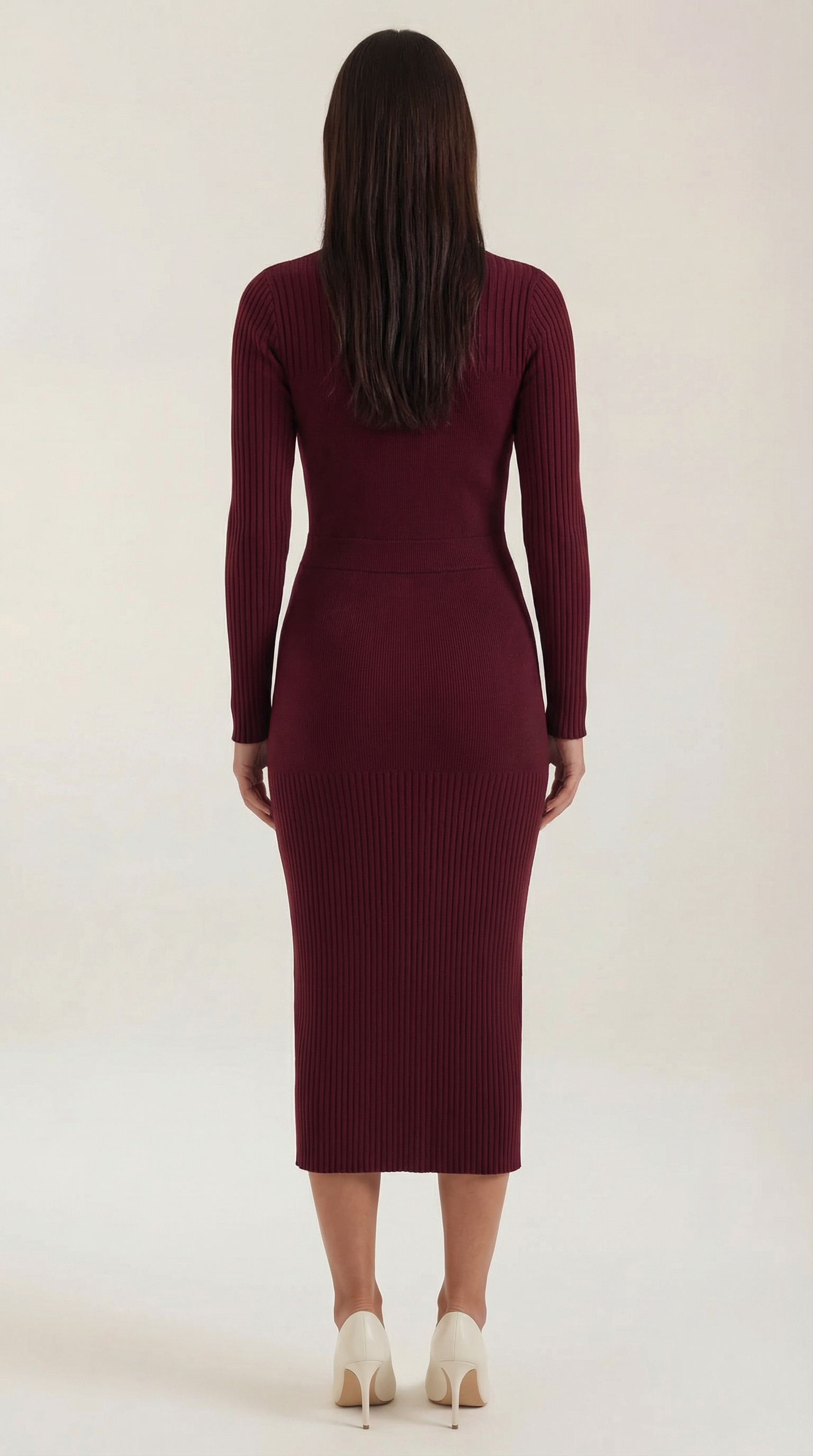 Casual Bodycon Midi Dress-dresses > midi dress-Laventaire-Laventaire