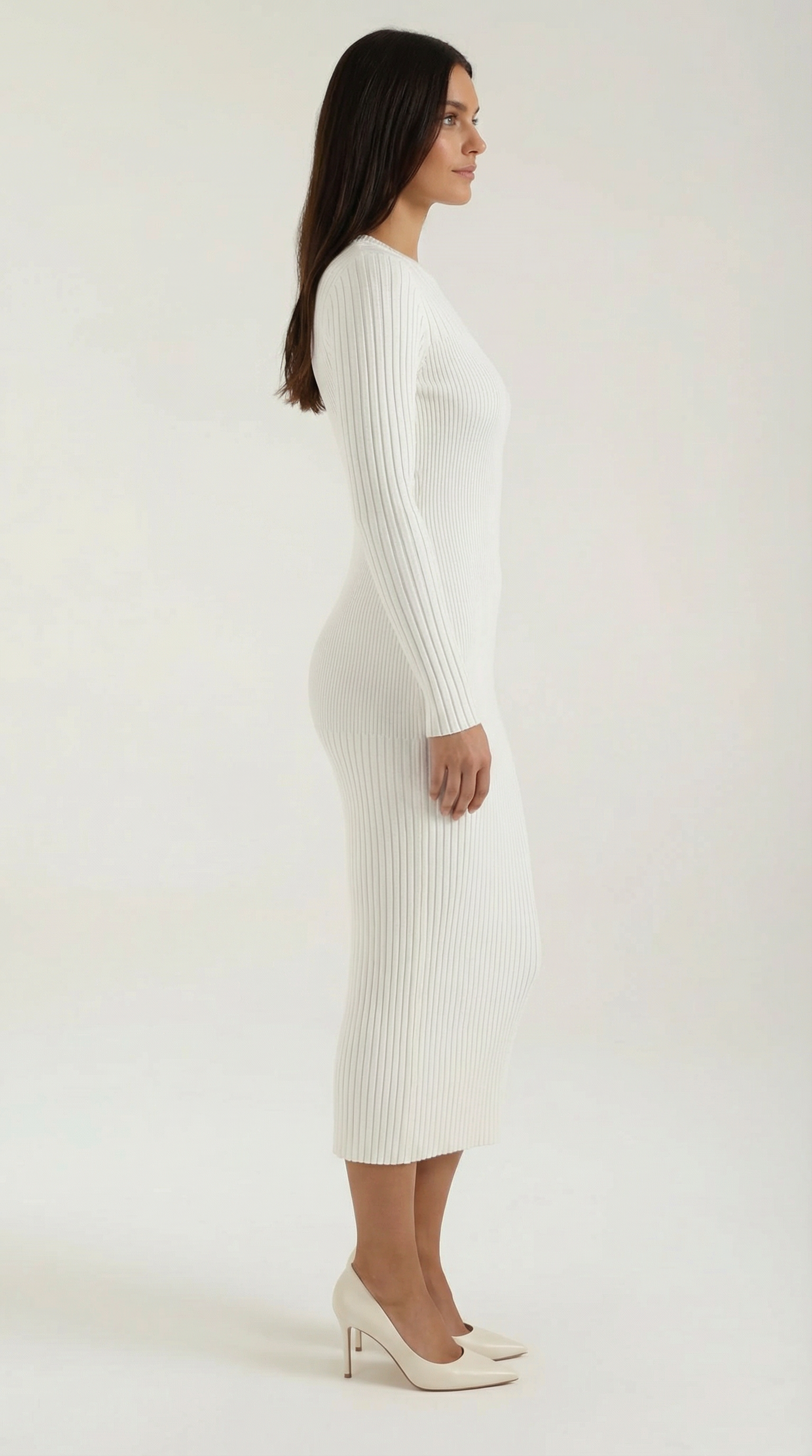 Casual Bodycon Midi Dress-dresses > midi dress-Laventaire-Laventaire