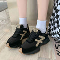 Casual Breathable Sneakers-footwear > sneakers-Laventaire-Black-35-Laventaire