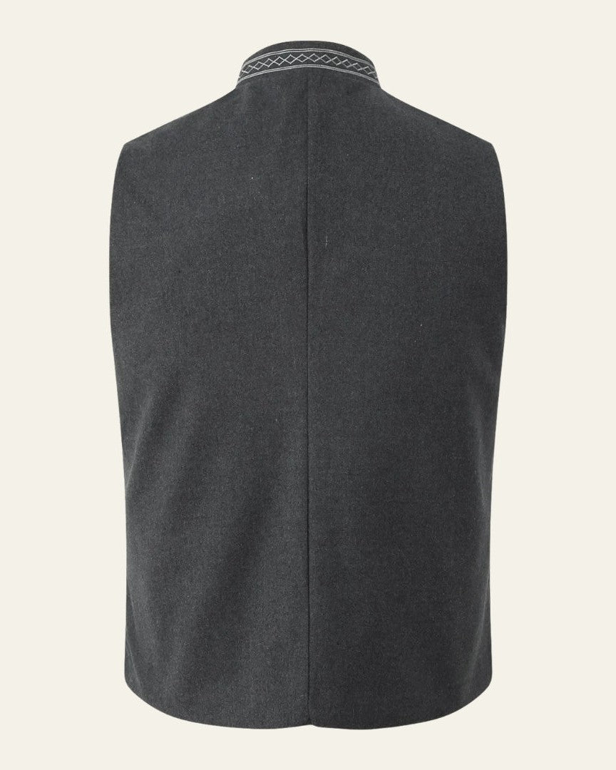 Casual Buttoned Vest-outerwear > vest-Laventaire-Laventaire