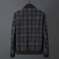 Casual Checkered Bomber Jacket-jackets > bomber jacket-Laventaire-Laventaire