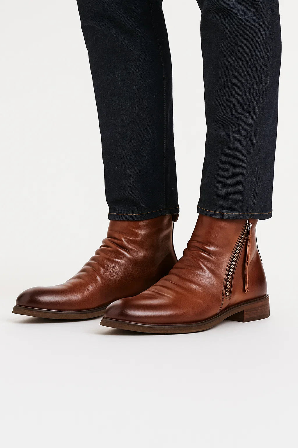 Casual Chelsea Ankle Boots-footwear > boots > ankle boots-Laventaire-Laventaire