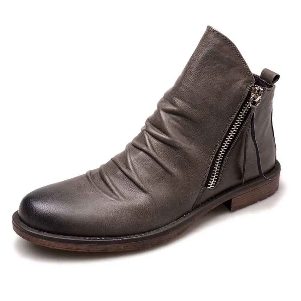 Casual Chelsea Ankle Boots-footwear > boots > ankle boots-Laventaire-Laventaire