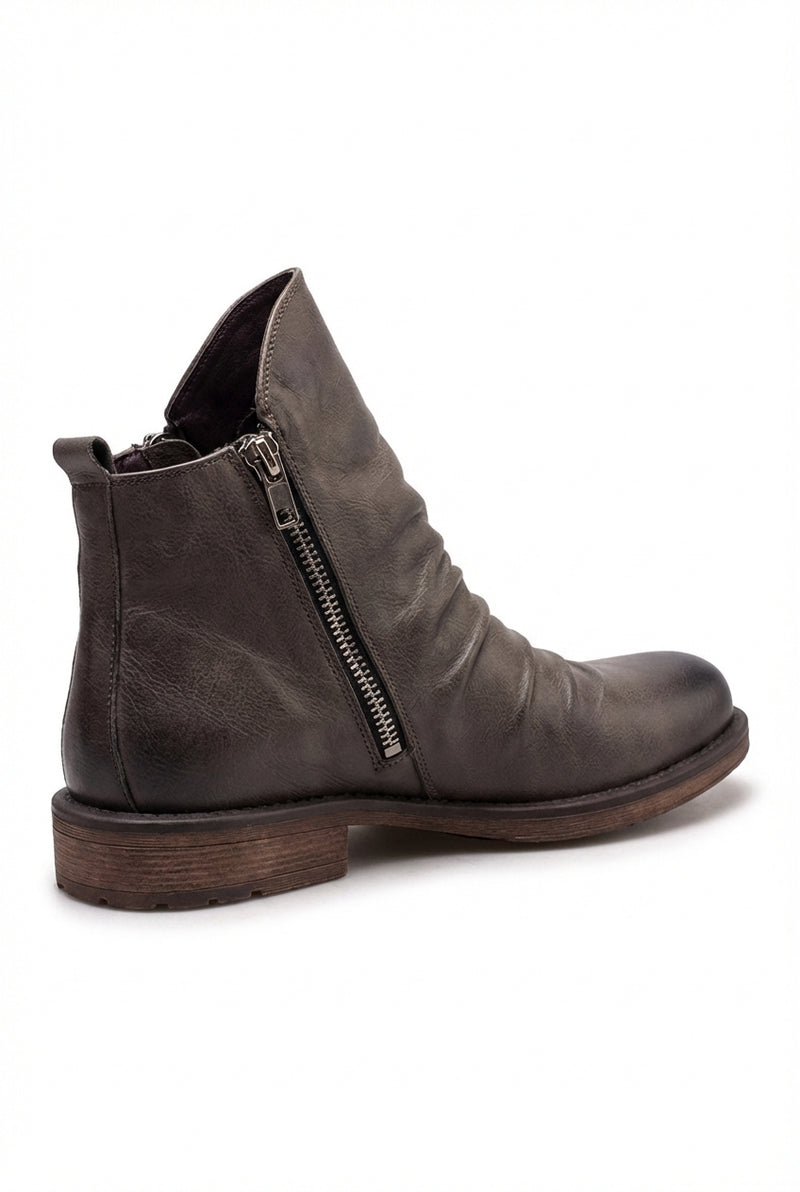 Casual Chelsea Ankle Boots-footwear > boots > ankle boots-Laventaire-Dark Gray-39-Laventaire