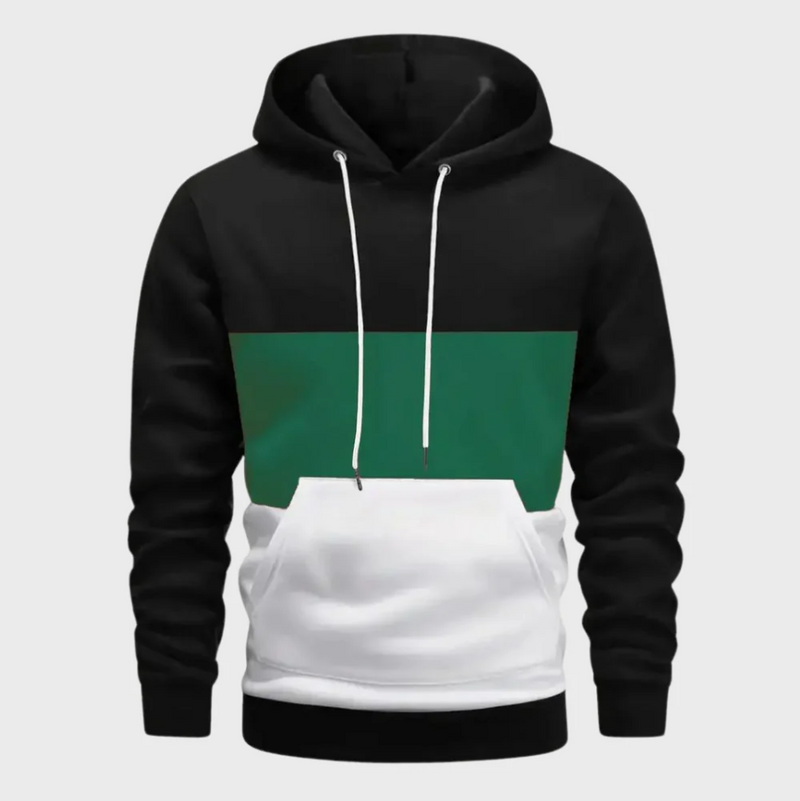 Casual Color Block Hoodie-hoodies > color block hoodie-Laventaire-Laventaire