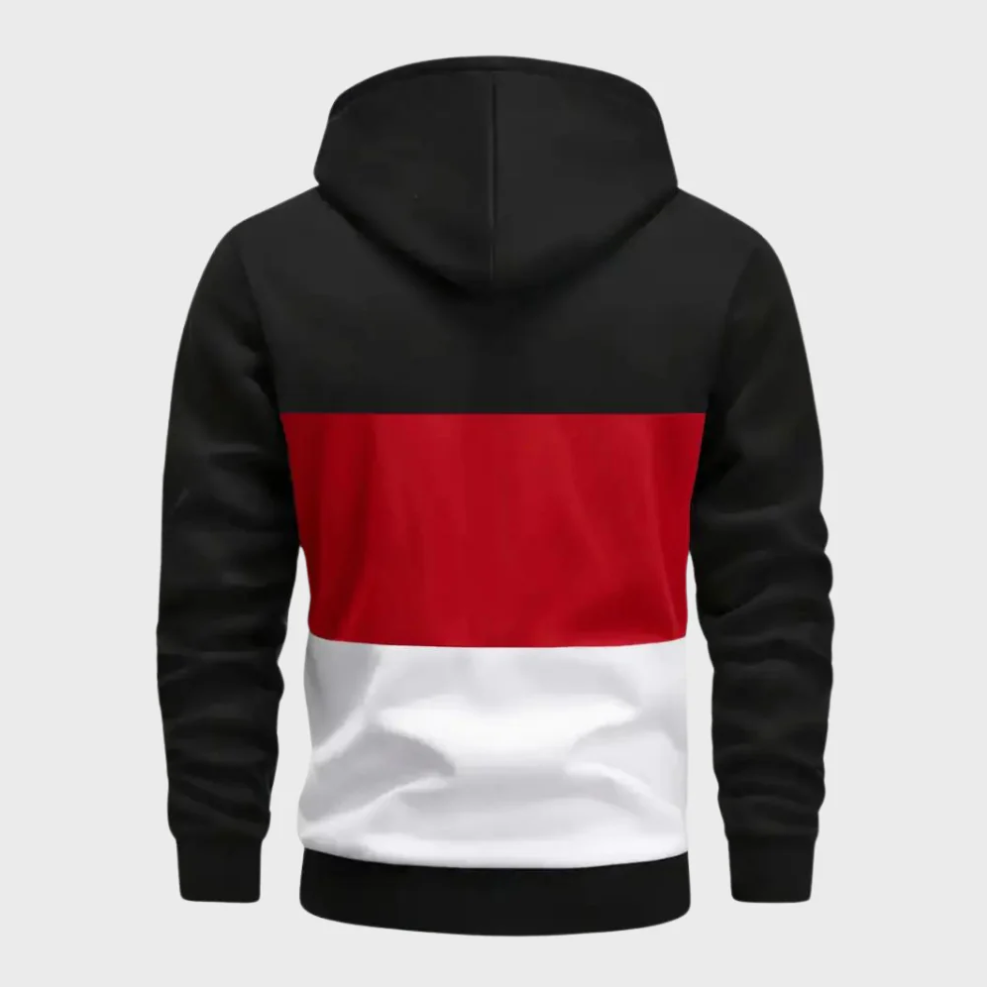 Casual Color Block Hoodie-hoodies > color block hoodie-Laventaire-Laventaire