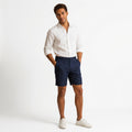 Casual Elastic Waist Shorts-shorts > casual shorts-Laventaire-Laventaire