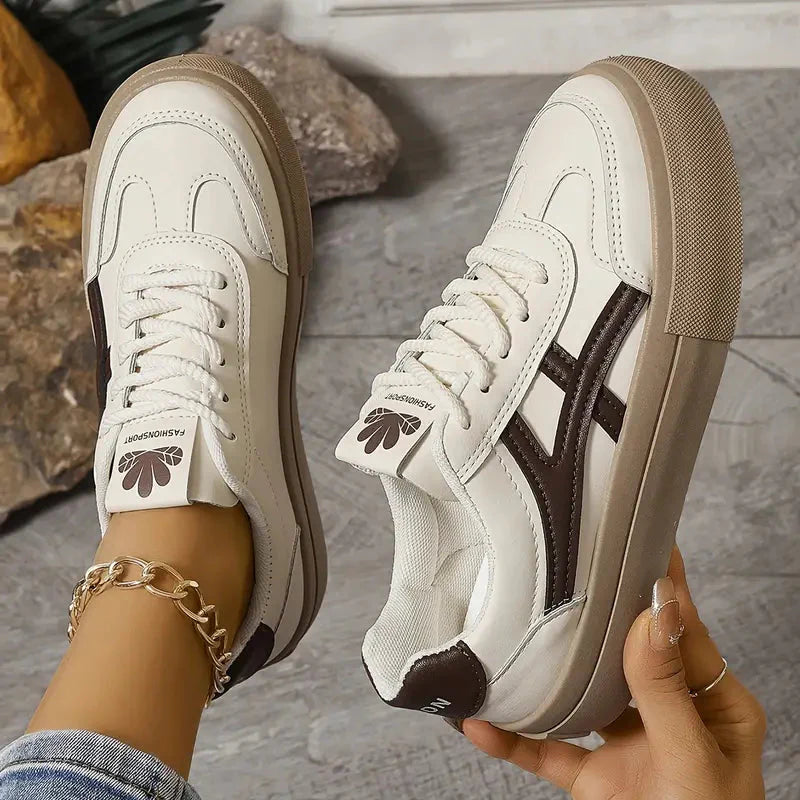 Casual Fit Platform Sneakers-footwear > sneakers > platform sneakers-Laventaire-Laventaire