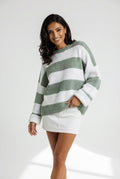 Casual Fit Ribbed Sweater-sweaters > casual sweaters-Laventaire-Laventaire