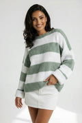 Casual Fit Ribbed Sweater-sweaters > casual sweaters-Laventaire-Laventaire