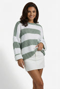 Casual Fit Ribbed Sweater-sweaters > casual sweaters-Laventaire-Laventaire