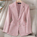 Casual Fit Tailored Blazer-blazers > tailored blazers-Laventaire-Laventaire