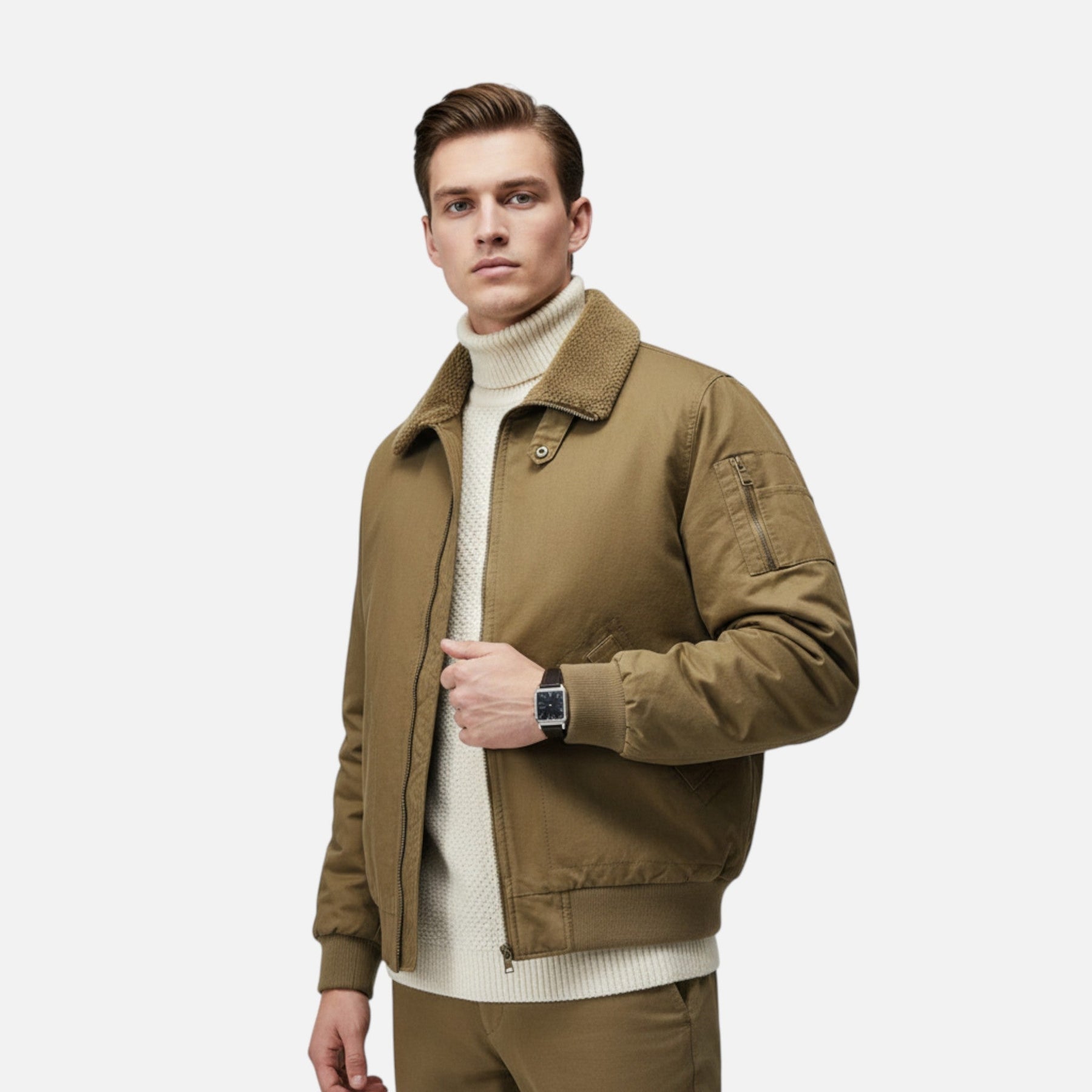 Casual Fit Winter Jacket-jackets > casual jacket-Laventaire-Laventaire