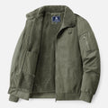 Casual Fit Winter Jacket-jackets > casual jacket-Laventaire-Olive Green-M-Laventaire