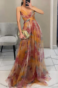 Casual Floral Maxi Dress-dresses > maxi dress-Laventaire-Laventaire