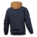 Casual Hooded Bomber Jacket-jackets > bomber jackets-Laventaire-Laventaire