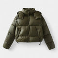 Casual Hooded Puffer Jacket-jackets > puffer jackets-Laventaire-Laventaire