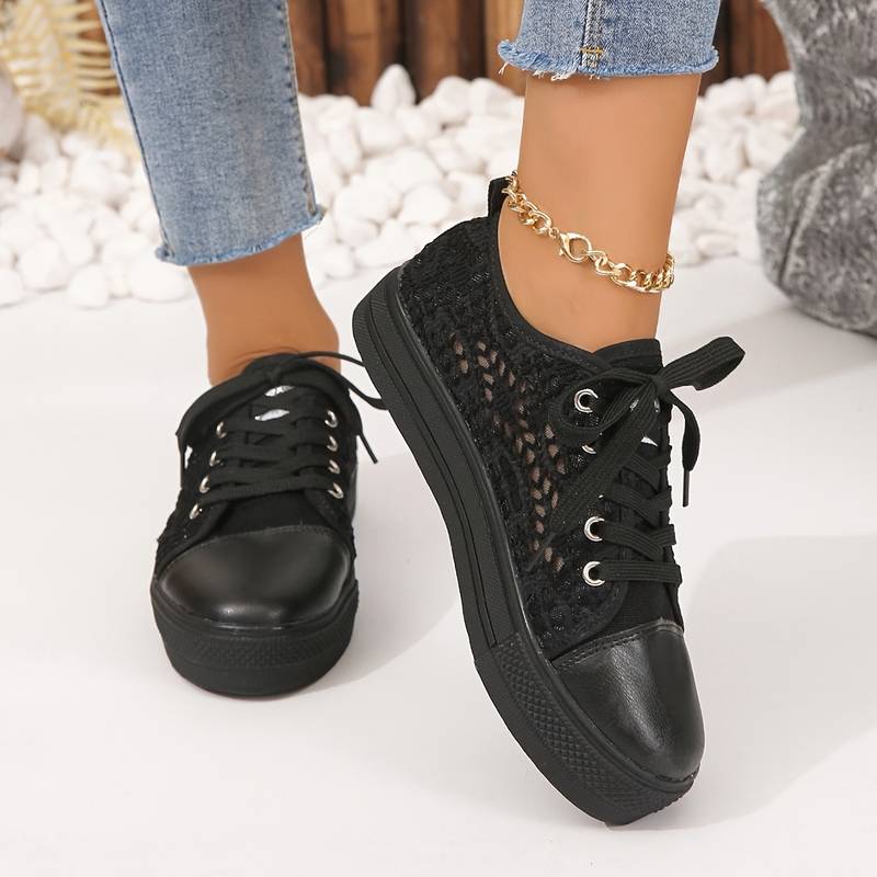 Casual Lace Sneakers-footwear > sneakers-Laventaire-Laventaire