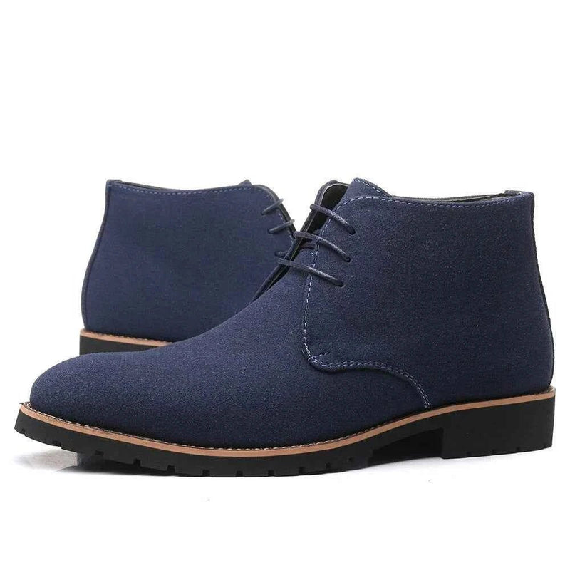 Casual Lace Up Derby Boots-footwear > boots > derby boots-Laventaire-Laventaire