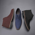 Casual Lace Up Derby Boots-footwear > boots > derby boots-Laventaire-Laventaire