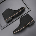 Casual Lace Up Derby Boots-footwear > boots > derby boots-Laventaire-Black-38-Laventaire