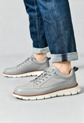 Casual Lace Up Shoes-footwear > casual shoes-Laventaire-Light Gray-35-Laventaire
