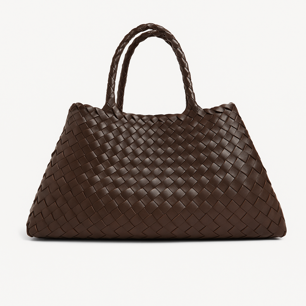 Casual Leather Tote Bag-bags > tote bags-Laventaire-Laventaire