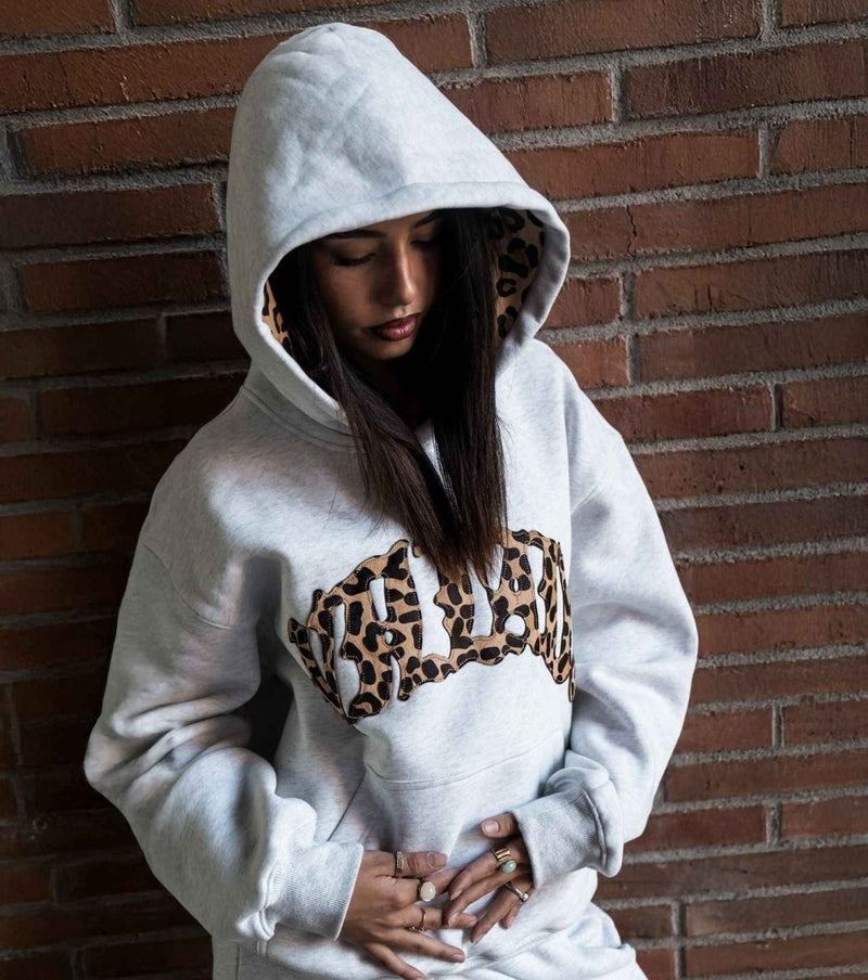 Casual Leopard Print Hoodie-hoodies > casual hoodie-Laventaire-Laventaire