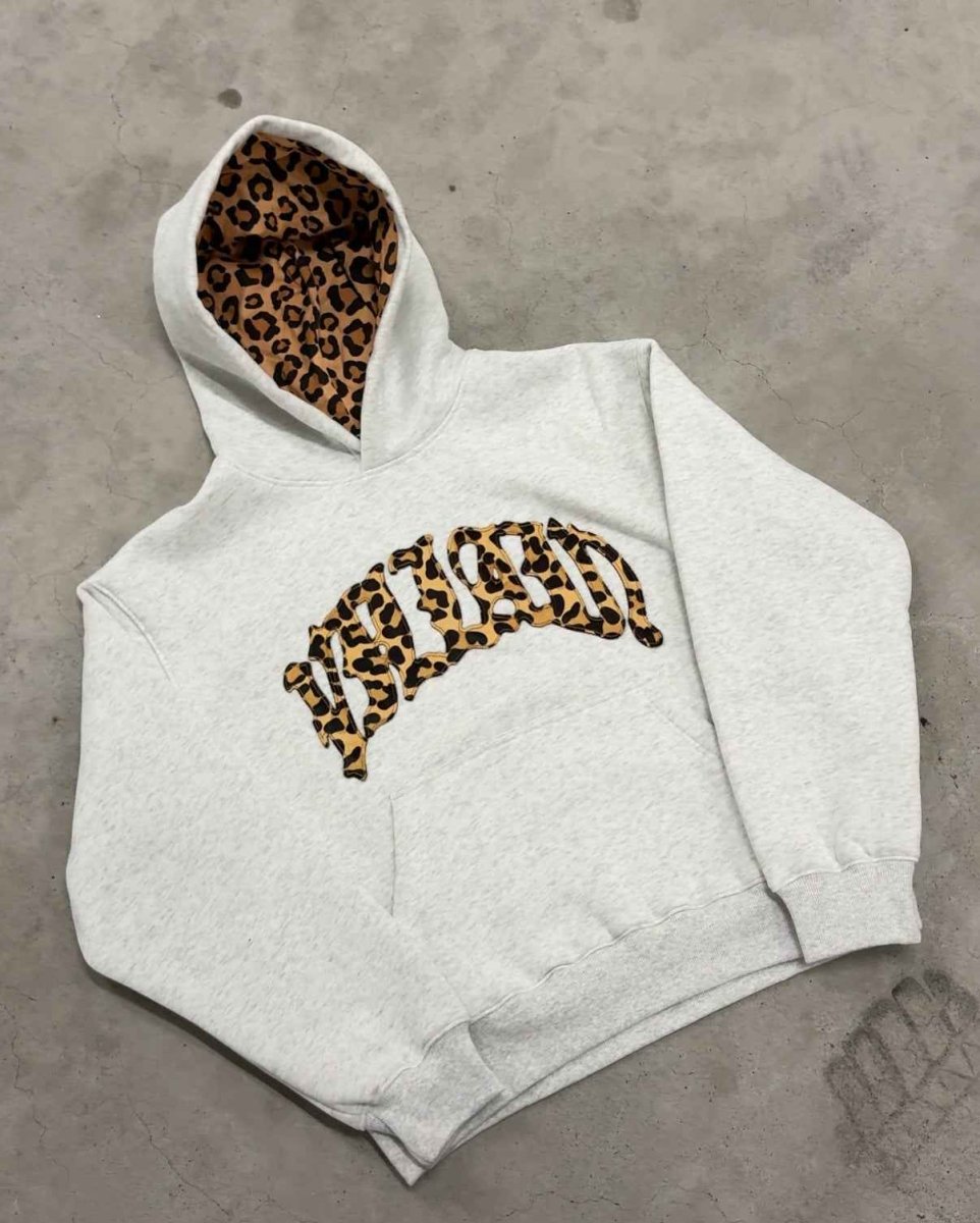 Casual Leopard Print Hoodie-hoodies > casual hoodie-Laventaire-Laventaire