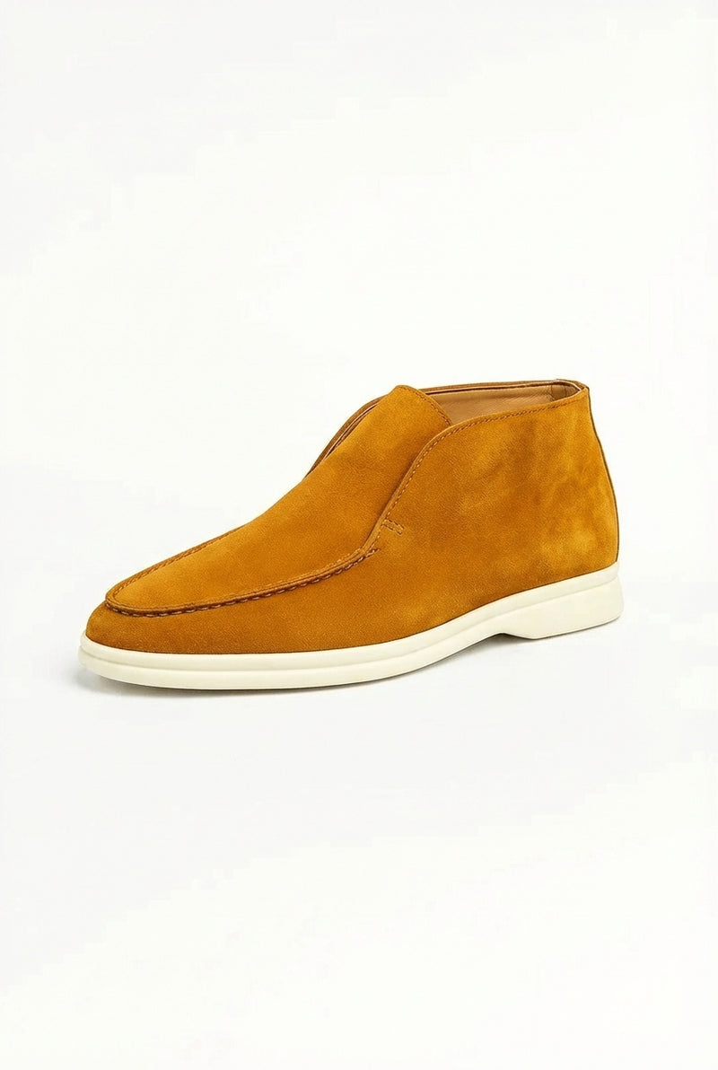 Casual Loafers Shoes-shoes > loafers > men's loafers-Laventaire-Light Brown-35-Laventaire