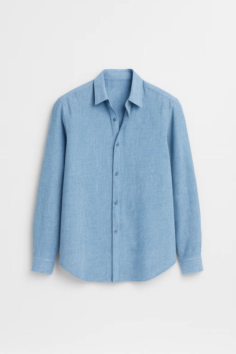 Casual Long Sleeve Shirt-shirts > casual shirts > long sleeve casual shirts-Laventaire-Laventaire