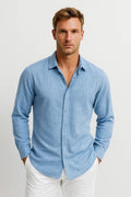Casual Long Sleeve Shirt-shirts > casual shirts > long sleeve casual shirts-Laventaire-Laventaire