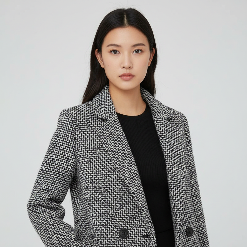 Casual Long Tailored Coat-coats > long coat-Laventaire-Laventaire