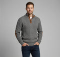 Casual Loose Fit Sweater-sweaters > loose fit sweater-Laventaire-Dark Gray-S-Laventaire