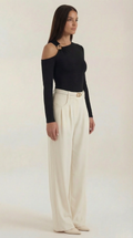 Casual One Shoulder Top-tops > one shoulder top-Laventaire-Laventaire