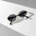 Casual Oval Frame Sunglasses-accessories > sunglasses-Laventaire-Laventaire