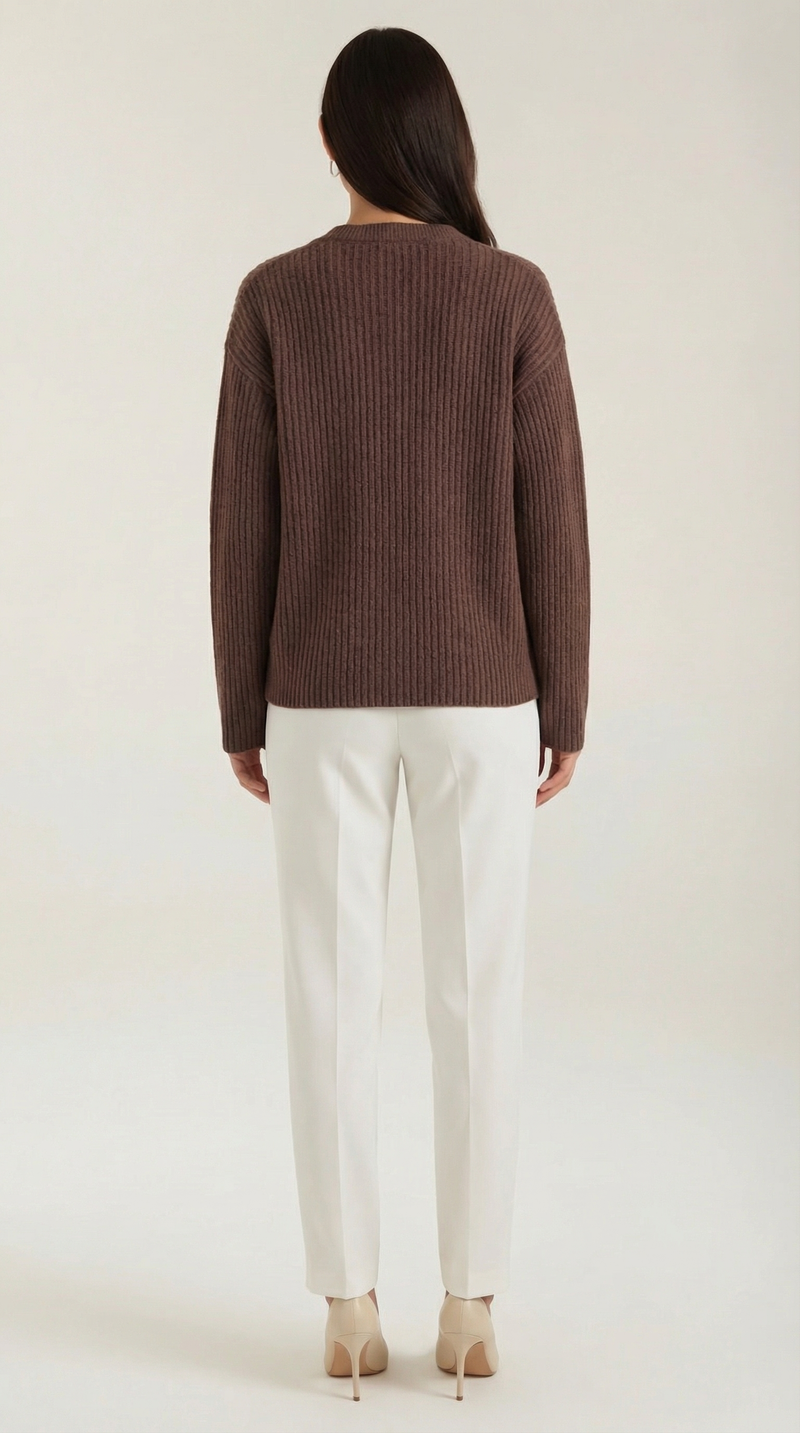 Casual Oversized Cardigan Sweater-sweaters > cardigans > oversized cardigan-Laventaire-Laventaire