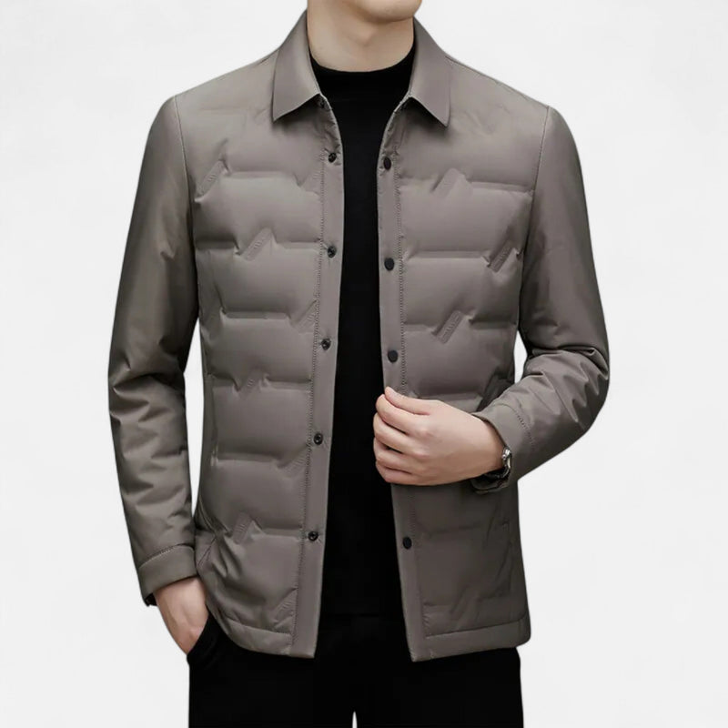 Casual Puffer Jacket-outerwear > jackets > puffer jackets-Laventaire-Laventaire