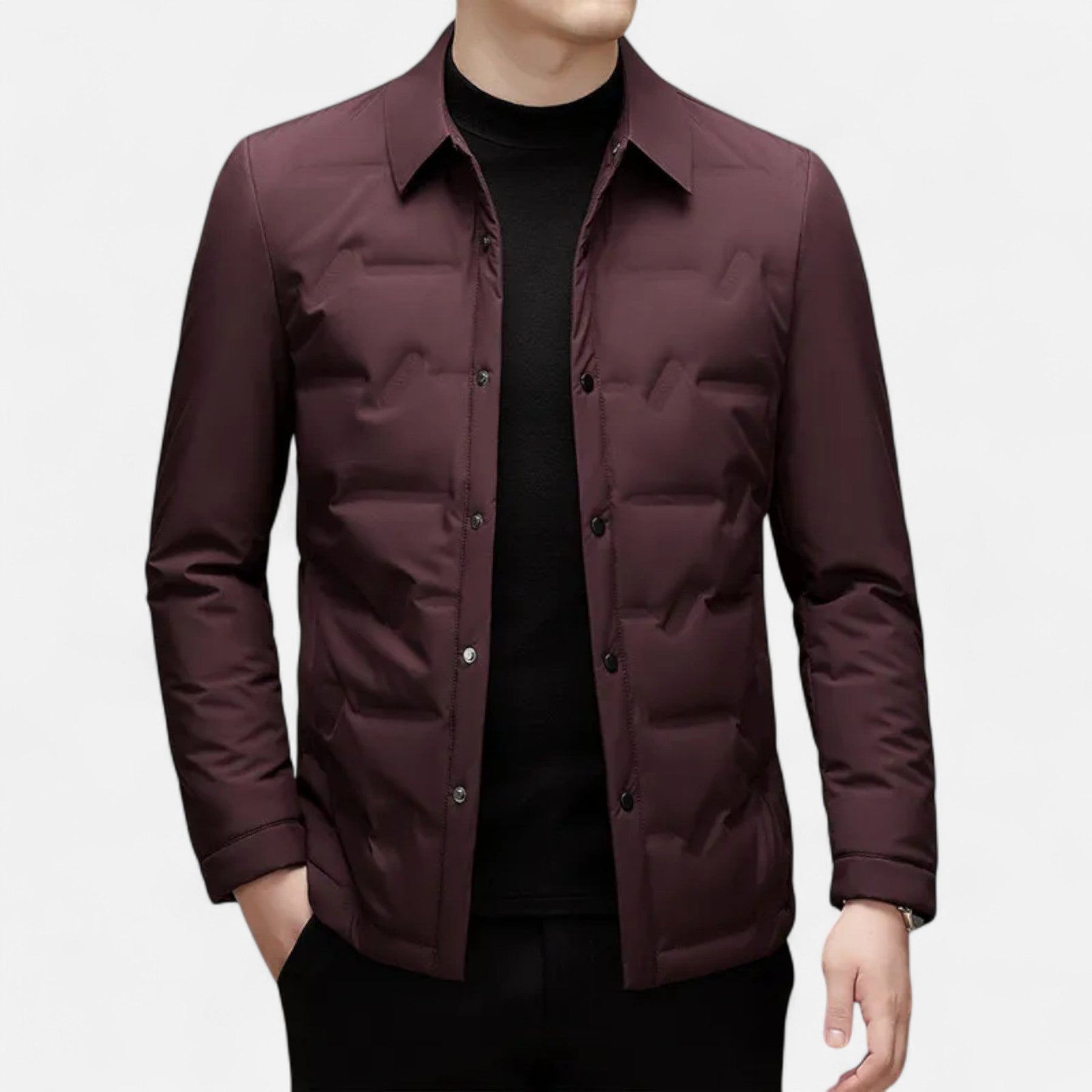 Casual Puffer Jacket-outerwear > jackets > puffer jackets-Laventaire-Laventaire