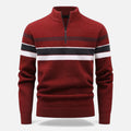 Casual Quarter Zip Sweater-sweaters > quarter zip sweater-Laventaire-Laventaire