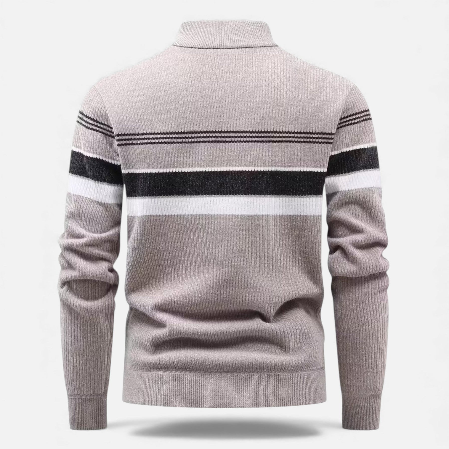 Casual Quarter Zip Sweater-sweaters > quarter zip sweater-Laventaire-Laventaire