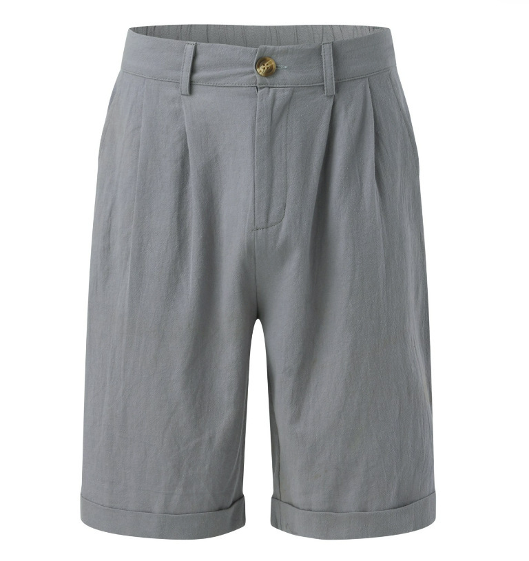 Casual Relaxed Shorts-shorts > casual shorts-Laventaire-Laventaire