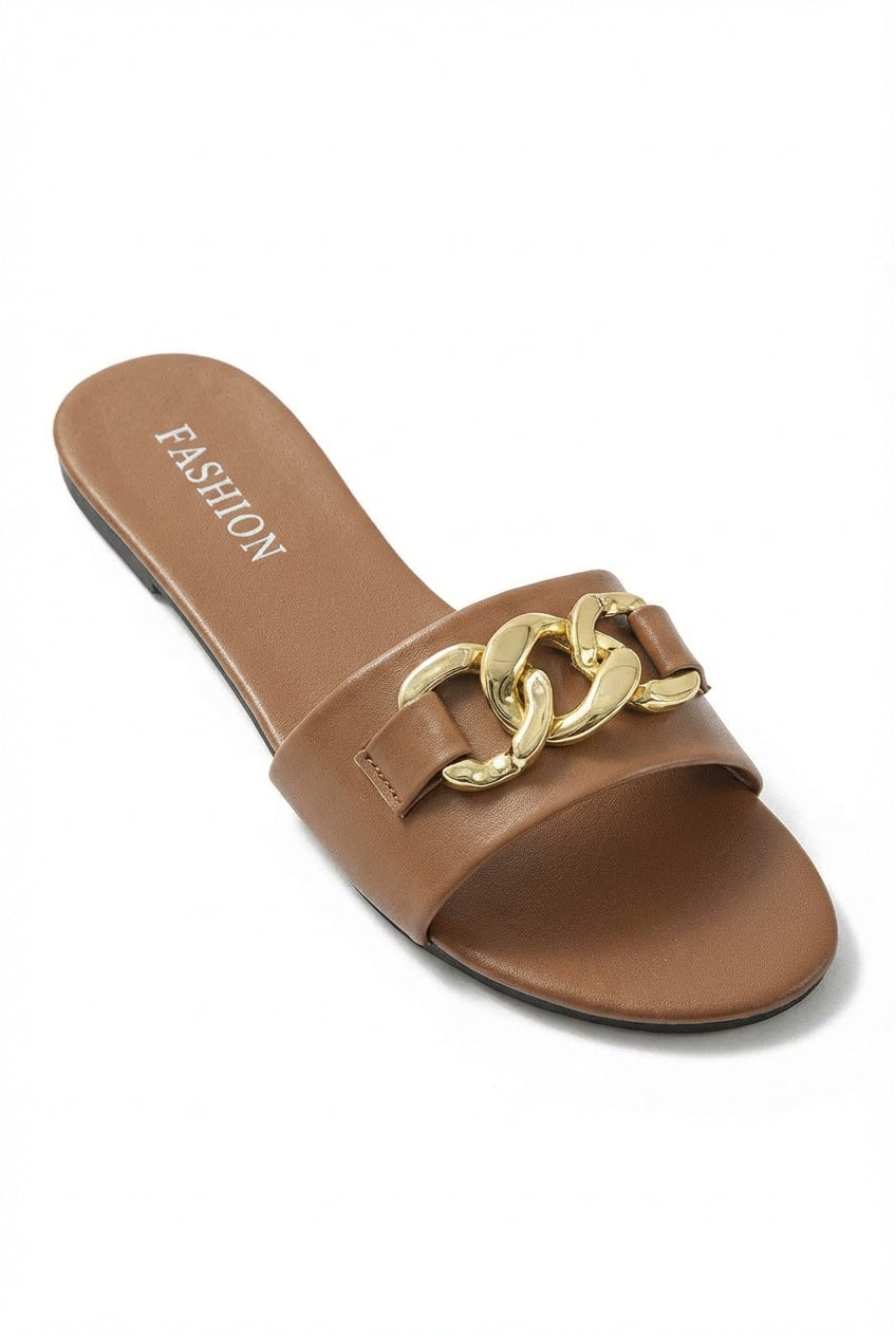 Casual Slide Sandals-footwear > sandals > slide sandals-Laventaire-Laventaire