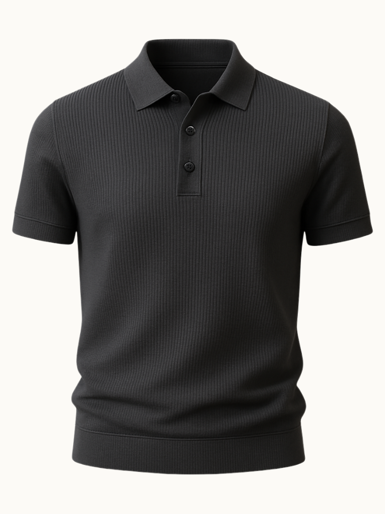 Casual Slim Fit Polo Shirt-shirts > polo shirts-Laventaire-Laventaire