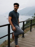 Casual Slim Fit Polo Shirt-shirts > polo shirts-Laventaire-Dark Teal-S-Laventaire