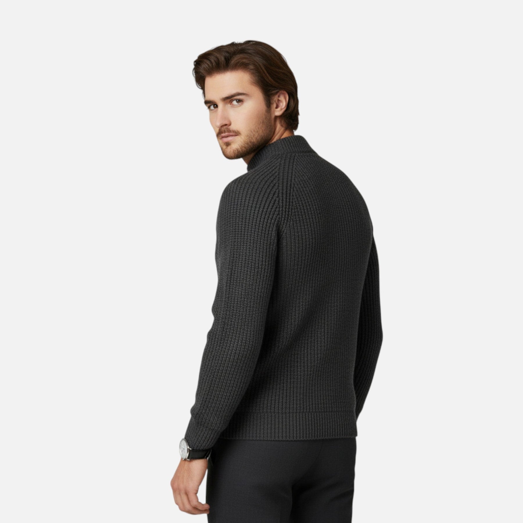 Casual Slim Fit Sweater-sweaters > slim fit sweater-Laventaire-Laventaire