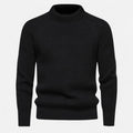 Casual Slim Fit Sweater-sweaters > slim fit sweater-Laventaire-Black-M-Laventaire
